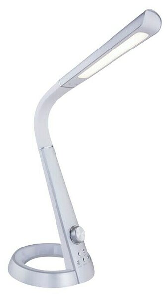 Globo LED namizna svetilka Mitti (8 W, Do x Š x V: 34,3 x 18,3 x 64 cm, Srebrna, Hladno bela)