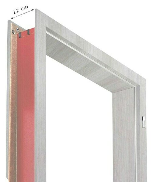 Doornite Podboj za vrata Beli hrast (650 x 2.000 mm, Debelina stene: 12 cm, Smer odpiranja: Desno, Beli hrast)