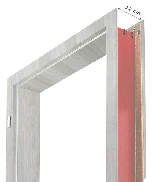 Doornite Podboj za vrata Beli hrast (850 x 2.000 mm, Debelina stene: 12 cm, Smer odpiranja: Levo, Beli hrast)