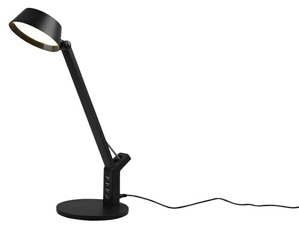 LED namizna svetilka Ava (5,2 W, Do x Š x V: 30 x 17 x 40 cm, Črna, Hladno bela)
