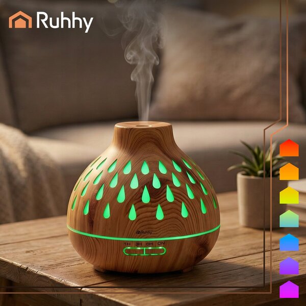 10W LED RGB ultrazvočni vlažilec zraka aroma difuzor 400ml izparjevalnik