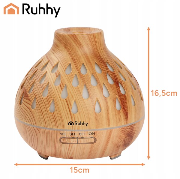 10W LED RGB ultrazvočni vlažilec zraka aroma difuzor 400ml izparjevalnik