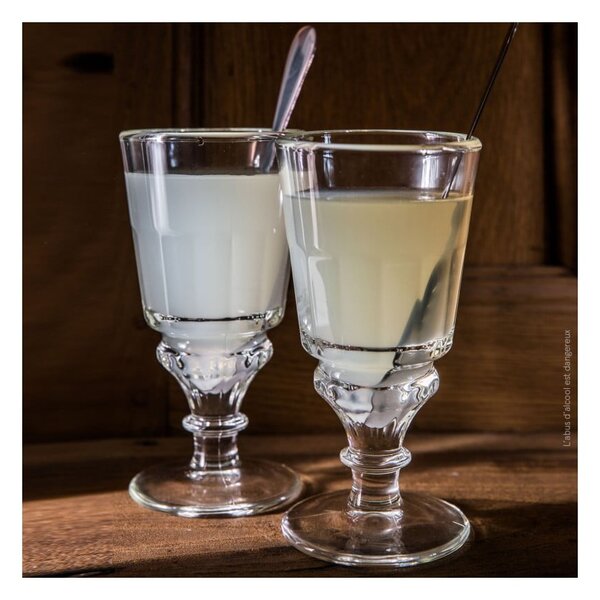 Set kozarcev in nerjavečih žličk 300 ml Absinthe – La Rochére