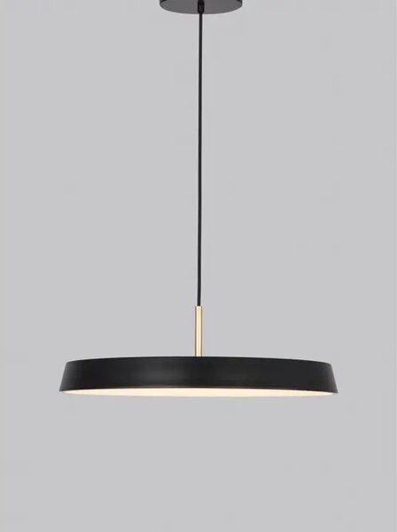 VISEČA LED SVETILKA VETRO/3000K/37W/4275Lm/ČRNA NL910622