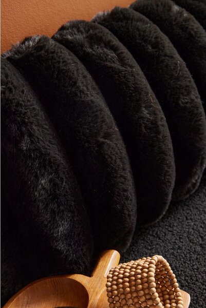 Mömax Krznena Blazina Moka Cushion Reglisse, Ca. 30/60 Cm