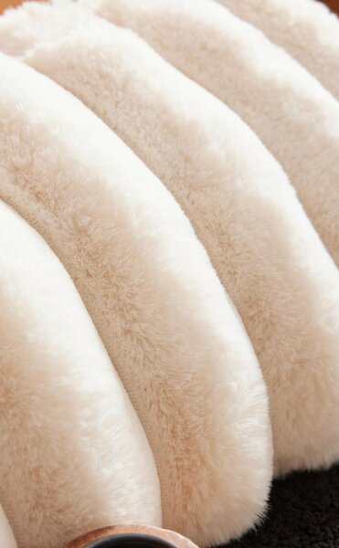 Mömax Krznena Blazina Moka Cushion Cream, Ca. 30/60 Cm