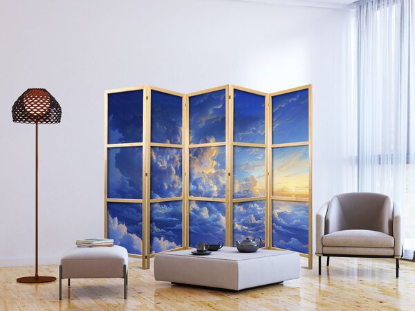 Japanski paravan - When the Sky Becomes a Canvas: Artistic Creation of Nature in the Clouds