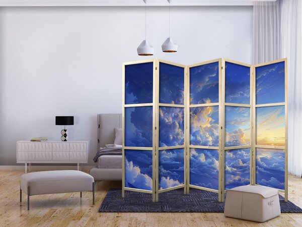 Japanski paravan - When the Sky Becomes a Canvas: Artistic Creation of Nature in the Clouds