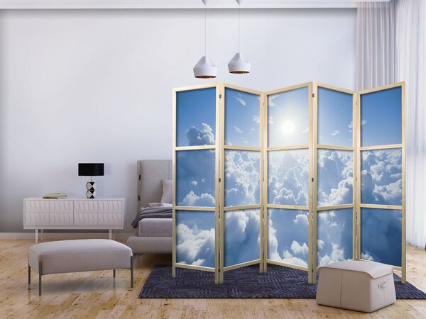 Japanski paravan - Heavenly Calm: Warm Rays of the Sun