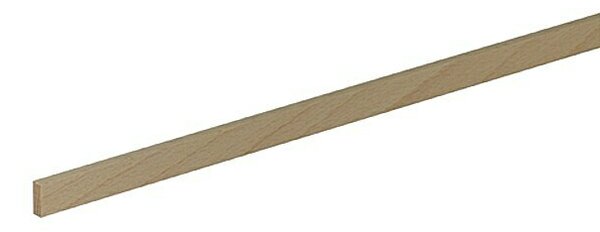 Profiles and more Pravokotna letev (95 cm x 13 mm x 5 mm, Bukev)