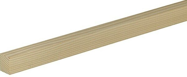 Profiles and more Pravokotna letev (100 cm x 23 mm x 19 mm, Smreka/bor)