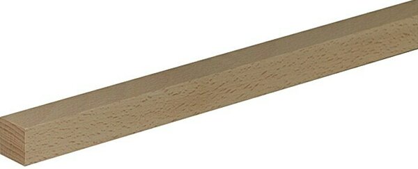 Profiles and more Kvadratna letev (Do x Š x V: 95 cm x 23 mm x 23 mm, Bukev)