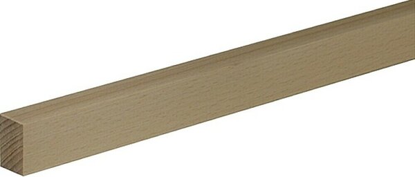 Profiles and more Pravokotna letev (95 cm x 20 mm x 29 mm, Bukev)