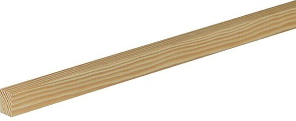 Profiles and more Pravokotna letev (100 cm x 19 mm x 13 mm, Smreka/bor)