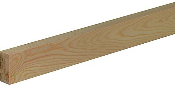 Profiles and more Pravokotna letev (100 cm x 40 mm x 19 mm, Smreka/bor)