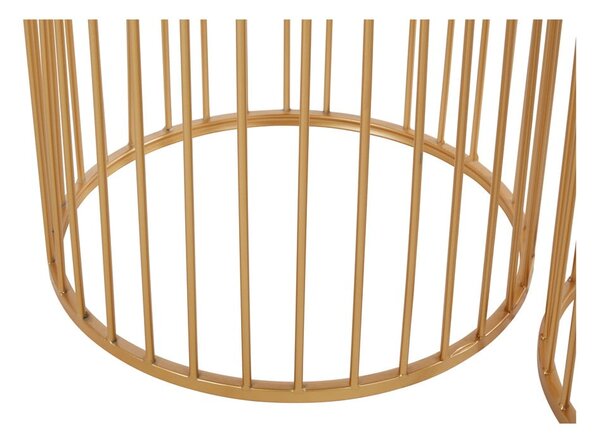 Okrogle stranske mizice s stekleno mizno ploščo v kompletu 2 ks Avantis – Premier Housewares