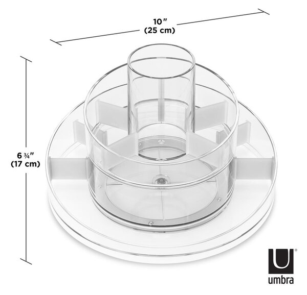 Plastični organizator za kozmetiko v kopalnici Cascada - Umbra