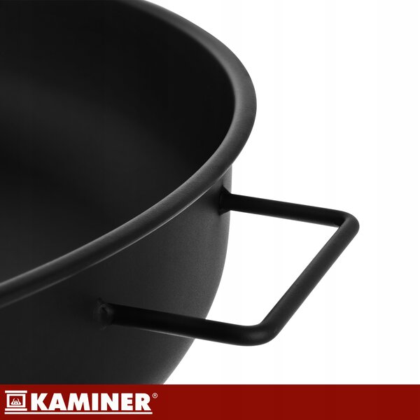 Vrtno železno kurišče 80cm z ročaji črno