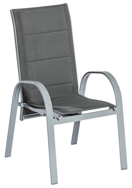 STOL aluminij siva