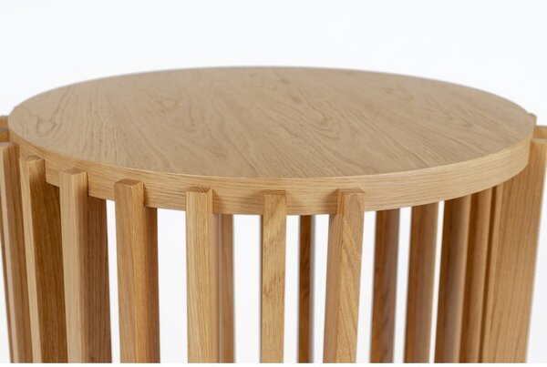 Hrastova mizica Woodman Drum, ø 53 cm