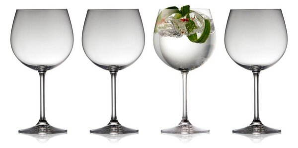 Komplet 4 kozarcev za gin in tonik Lyngby Glas Juvel, 570 ml