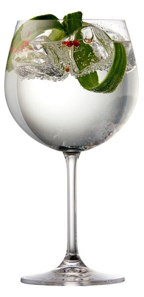 Komplet 4 kozarcev za gin in tonik Lyngby Glas Juvel, 570 ml