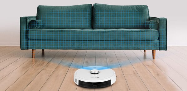 2v1 aku. HEPA mokro suhi robotski sesalnik SMART VAC PRO Tuya LDS TOF
