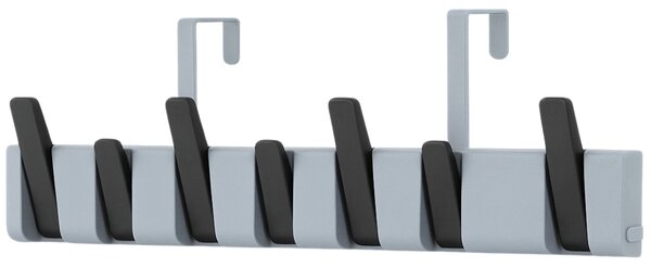 Stenska obešalka PIANO HANGER 45,5x11 cm, sivo-črna
