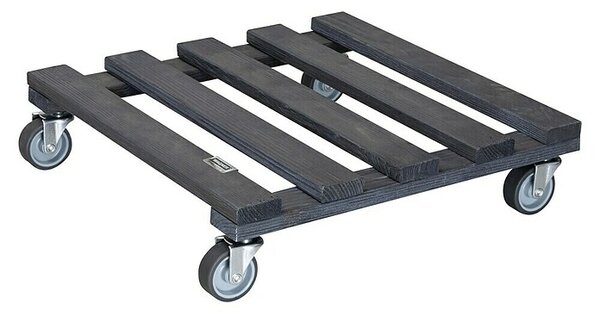Wagner System Voziček za rastline (9,5 x 38 cm, Antracitne barve, Maksimalna obremenitev: 120 kg, Premer kolesca: 50 mm)