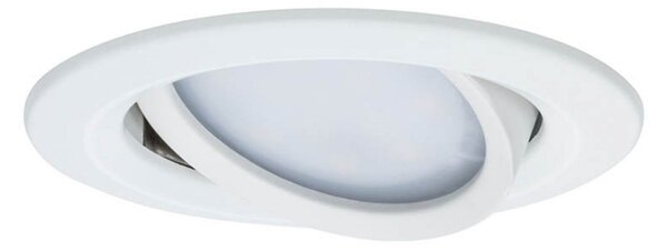 Paulmann LED vgradni reflektor Nova Coin Smart, bel, CCT, komplet 3 kosov, 8,4, zatemnjen, Bela, Dnevna soba / jedilnica, Aluminij, Sodobni, Vgreznjeni strop