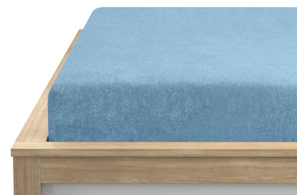 Frotirno rjuho POLY svetlo modra 90 x 200 cm