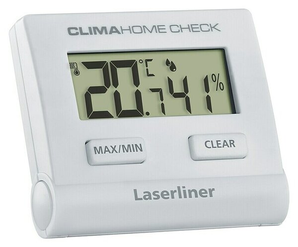 Laserliner Higrometer ClimaHomeCheck (Merilno območje vlažnosti: 20 % - 95 %, Bela)