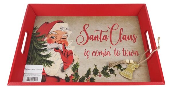 Božični leseni pladenj CHRISTMAS - več variant Različica: Candy canelane
