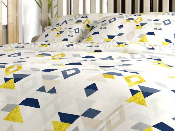 Posteljnina iz mikrovlaken GEOMETRICA pisana Dimenzije posteljnine: 70 x 90 cm | 140 x 200 cm