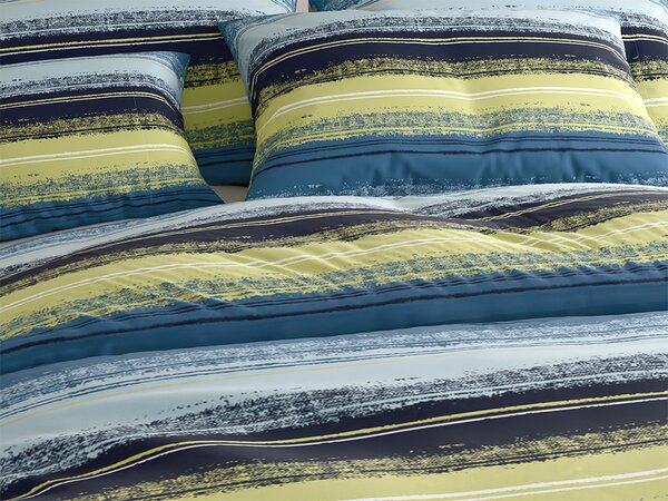 Posteljnina iz mikrovlaken BLUE STRIPES modra Dimenzije posteljnine: 70 x 90 cm | 140 x 200 cm