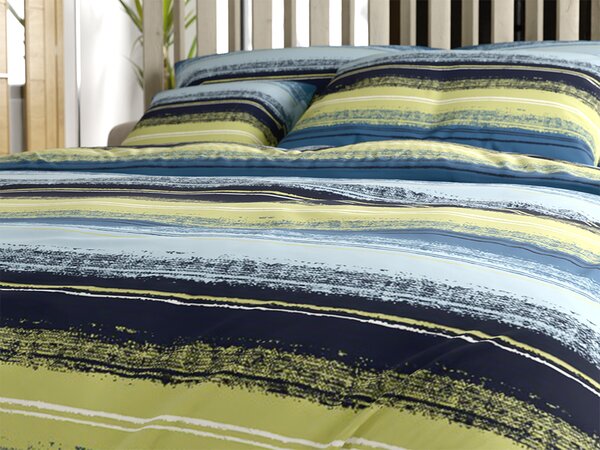 Posteljnina iz mikrovlaken BLUE STRIPES modra Dimenzije posteljnine: 70 x 90 cm | 140 x 200 cm