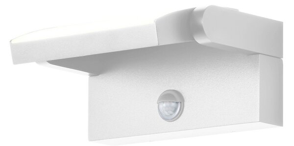 CMD LED stenska svetilka 9111, senzor, bela, 21 cm, CCT, IP54, Bela, Aluminij, Sodobni