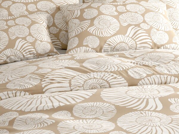 Posteljnina iz mikrovlaken SNAIL SHELL rjava Dimenzije posteljnine: 70 x 90 cm | 140 x 200 cm
