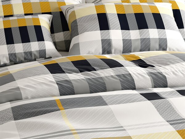 Posteljnina iz mikrovlaken GREY LINE siva Dimenzije posteljnine: 70 x 90 cm | 140 x 200 cm