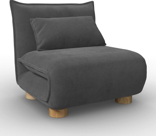 Bessagi Home Fotelj S Funkcijo Ležišča Bella, Temno Siva