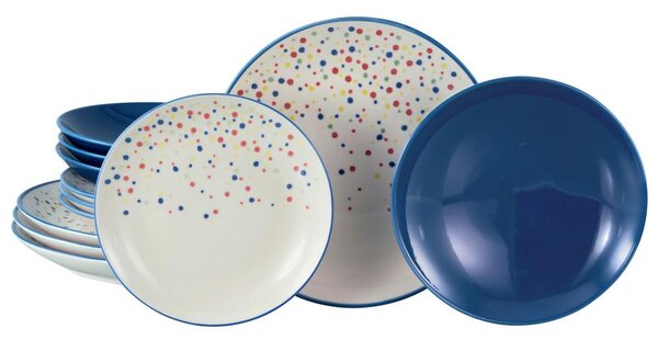 Creatable Jedilni Servis Joy Blue, 12-Delni
