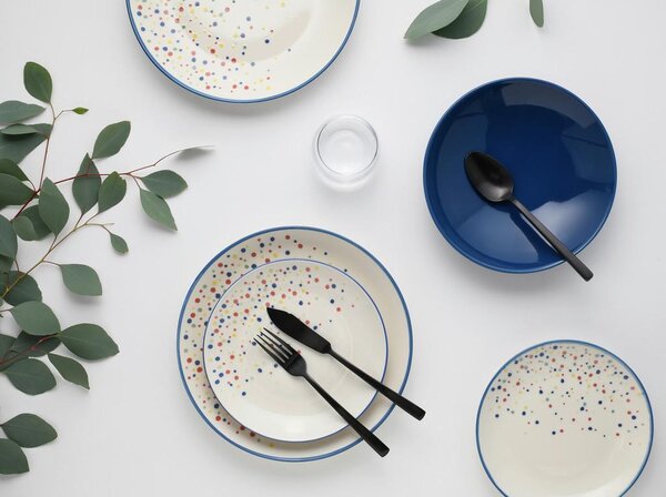 Creatable Jedilni Servis Joy Blue, 12-Delni