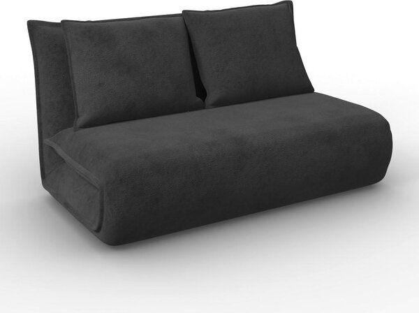 Bessagi Home Dvosed Z Ležiščem Macy, Temno Siva