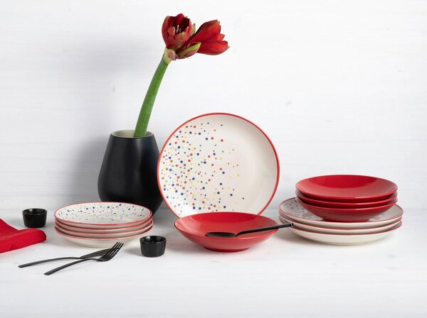 Creatable Jedilni Servis Joy Red, 12-Delni