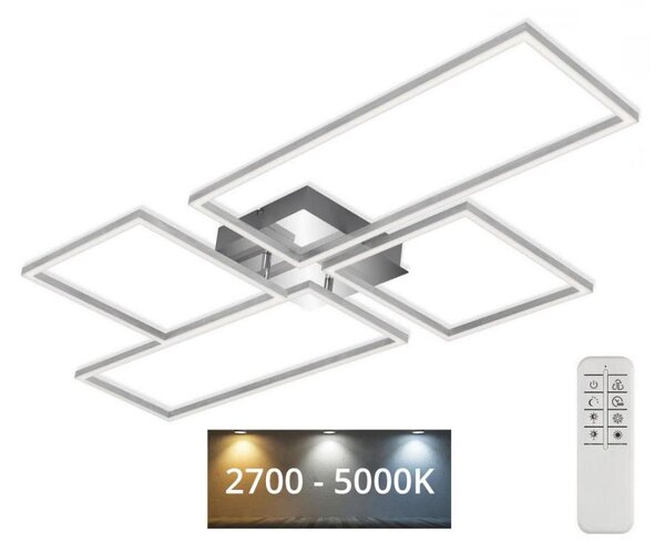 Brilo 3170-018 -LED Zatemnitveni nadgradni lestenec FRAME LED/51W/230V 2700-5000K + Daljinski upravljalnik