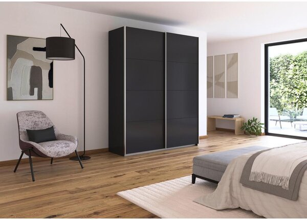 Modern Living Omara Z Drsnimi Vrati Feldkirch, Antracit