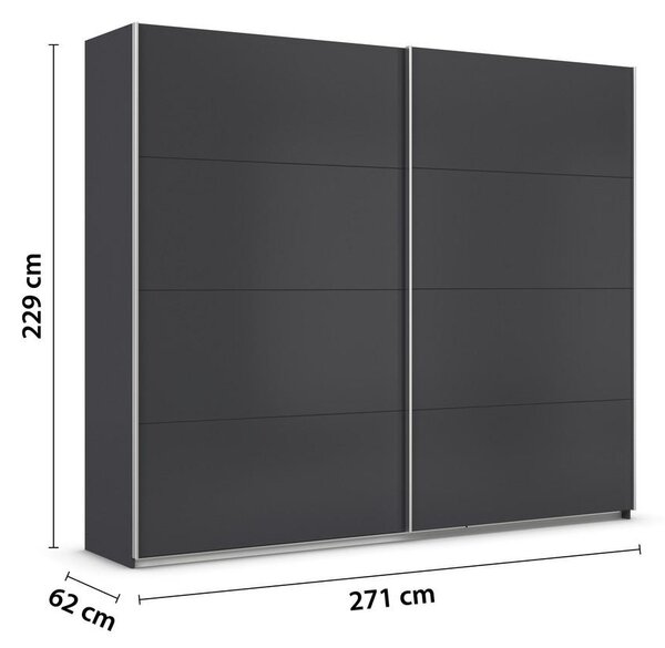 Modern Living Omara Z Drsnimi Vrati Feldkirch, Antracit