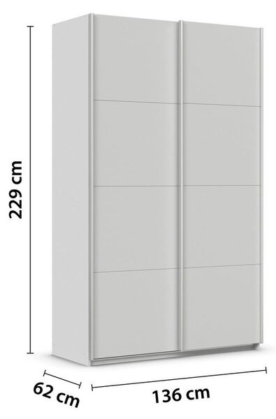 Modern Living Omara Z Drsnimi Vrati Feldkirch, Svetlo Siva