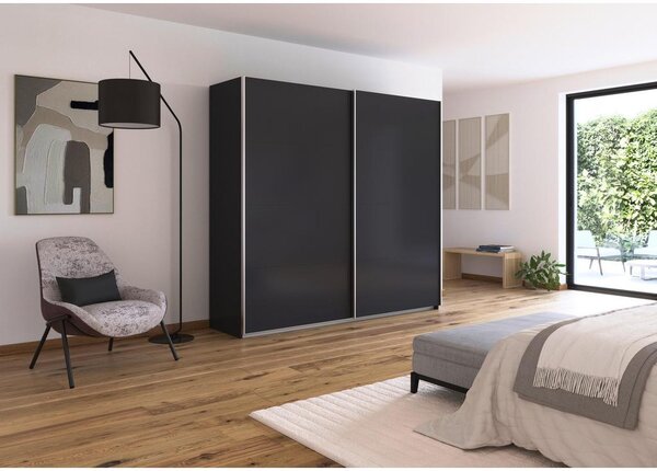 Modern Living Omara Z Drsnimi Vrati Feldkirch, Antracit
