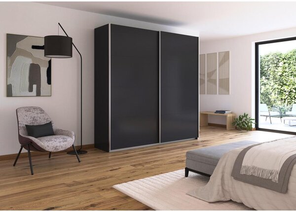 Modern Living Omara Z Drsnimi Vrati Feldkirch, Antracit